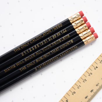Set Of Geeky Maths Pencils, 2 of 3