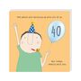 Male Birthday Card 40 | Boy 40 Years, thumbnail 2 of 2