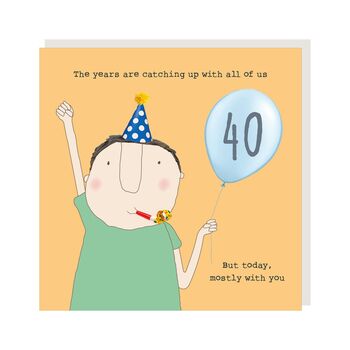 Male Birthday Card 40 | Boy 40 Years, 2 of 2