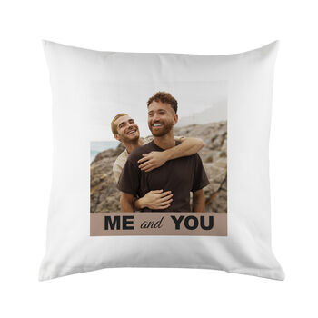 Personalised Couple’s Photo Cushion Cover, 4 of 5
