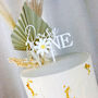 Daisy Flower Second Birthday Personalised Cake Topper, thumbnail 2 of 7