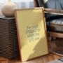 Where You Are Now Positive Quote Print, thumbnail 3 of 4