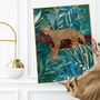 Leopard In The Tropical Jungle Wall Art Print, thumbnail 3 of 4