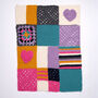Patchwork Blanket Beginners Crochet Kit, thumbnail 3 of 10