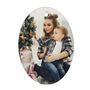 Personalised Oval Photo Christmas Ornament, thumbnail 3 of 3