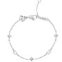 Petite Woman's Personalised Silver Cosmic Star Bracelet, thumbnail 7 of 9