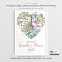 Personalised Relationship Milestones Map Print Ordnance Survey Landranger UK Edition, thumbnail 2 of 12