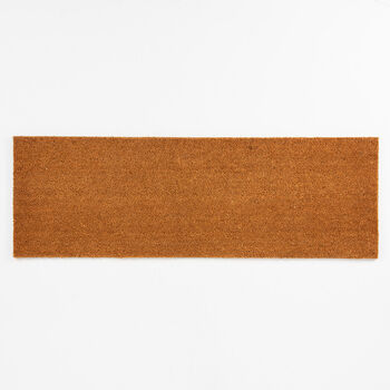 Malham Plain Natural Coir Door Mat, 4 of 4