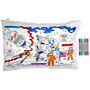 Space Pillowcase Kit + 10 Pens, Colour In And Learn, thumbnail 8 of 10