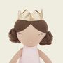 Personalised Ballerina Doll With Brunette Hair, thumbnail 4 of 5