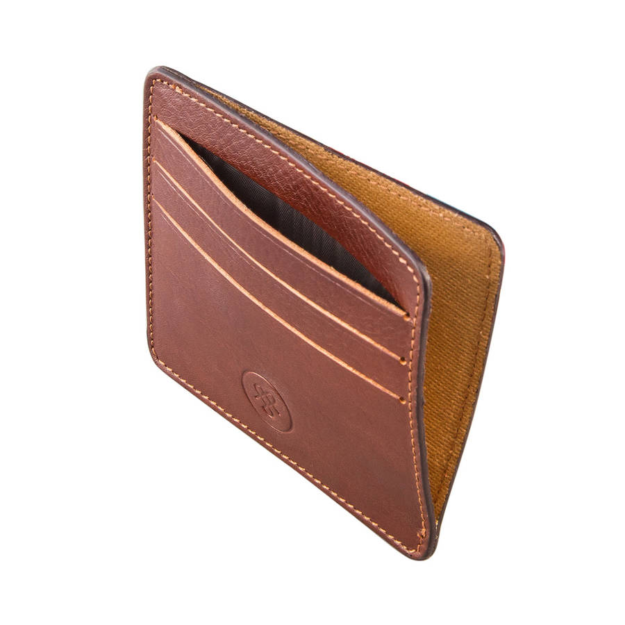 Luxury Slim Leather Credit Card Holder, The Marco