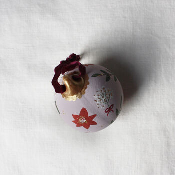 Hand Painted Festive Bauble Decoration, 6 of 9