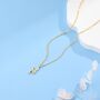 Snake Pendant Necklace In Sterling Silver, thumbnail 4 of 10
