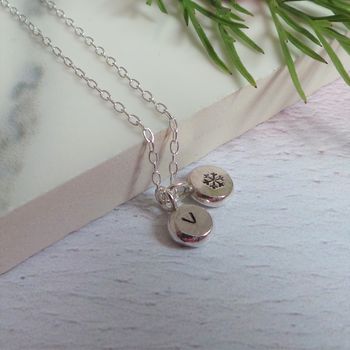 Tiny Dot Sterling Silver Customised Necklace, 2 of 6