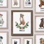 Custom Staffie Terrier Dog Full Portrait Print, thumbnail 8 of 10