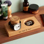 Personalised Gent's Solid Oak Watch Stand, thumbnail 3 of 12