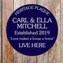 Personalised Handmade Heritage Blue Plaques, thumbnail 5 of 6