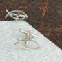 Ichthus Fish Sterling Silver Cufflinks, thumbnail 2 of 3
