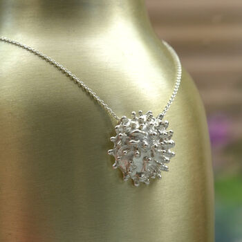 One Of A Kind Coral Reef Inspired Sterling Silver Necklace, 6 of 10