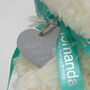 Personalised Highland Cow Soft Toy Cream, thumbnail 4 of 5