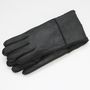 Womens Black Sheepskin Gloves, thumbnail 2 of 2