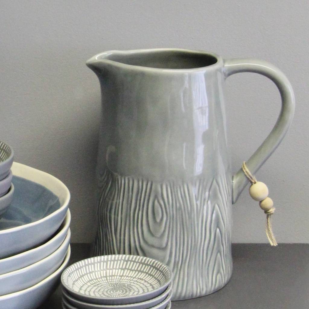 Grey Serving Jug By The Contemporary Home