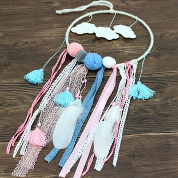 White Cloud Dream Catcher For Baby Room Decorations, 5 of 6