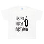 'It's My 1st Birthday' Baby Grow Vest / T Shirt, thumbnail 8 of 10