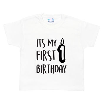 'It's My 1st Birthday' Baby Grow Vest / T Shirt, 8 of 10