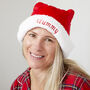 Personalised Christmas Santa Hat, thumbnail 6 of 10