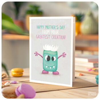Greatest Creation Funny Happy Mother's Day Card For Mum, 4 of 6