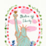Statue Of Liberty, New York City Landmark Travel Print, thumbnail 2 of 3