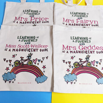 Personalised Learning Is A Journey Teacher Bag, 9 of 12