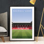 Sheffield United Bramall Lane From Centre Circle Poster, thumbnail 1 of 7