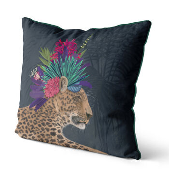 Set Of Two Cushions Hot House Leopards, 6 of 10