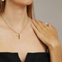 Mama Pendant Necklace With Genuine Freshwater Pearl, thumbnail 1 of 12