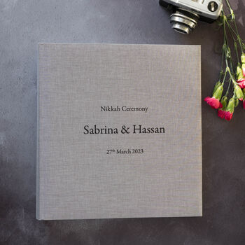 Printed Classic Wedding Photograph Album, 4 of 12