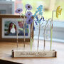 Wooden Personalised Family Birth Flowers, thumbnail 11 of 11