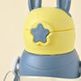 Personalised Bunny Yellow Water Bottle, thumbnail 4 of 4