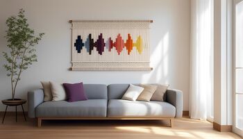 Medium Macrame Wall Hanging 'Suono', 7 of 8