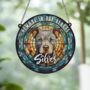 Staffie Grey Memorial Suncatcher, thumbnail 4 of 6