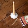 Speckled Ceramic Candle Holder, thumbnail 4 of 5