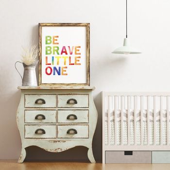 Be Brave Little One Print, 2 of 4