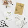 10 Sunflower Wreath Seed Packet Memorial Gifts, thumbnail 2 of 4