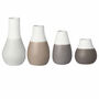 Set Of Four Ombre Mini Bud Vases, thumbnail 4 of 5