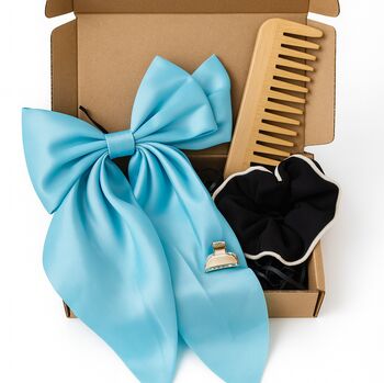 Personalised Bow Hair Accessory Gift Set, 2 of 2