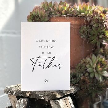 A Girls First True Love Is Her Dad Card, 4 of 5