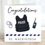 Personalised Police Card, New Job Or Promotion Card, thumbnail 2 of 2