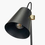 Black And Brushed Brass Task Table Lamp, thumbnail 4 of 9