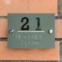 Personalised 3D Matt Laser Cut House Name Door Sign, thumbnail 7 of 8